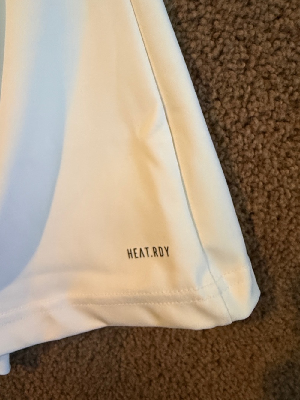 adidas White Racerback Performance Y Tank with Black Logo Size L NWT - Picture 4 of 4